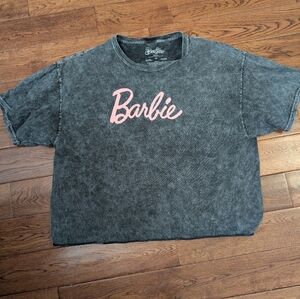 Barbie Cropped Short Sleeve Ladies T-shirt Size XL
